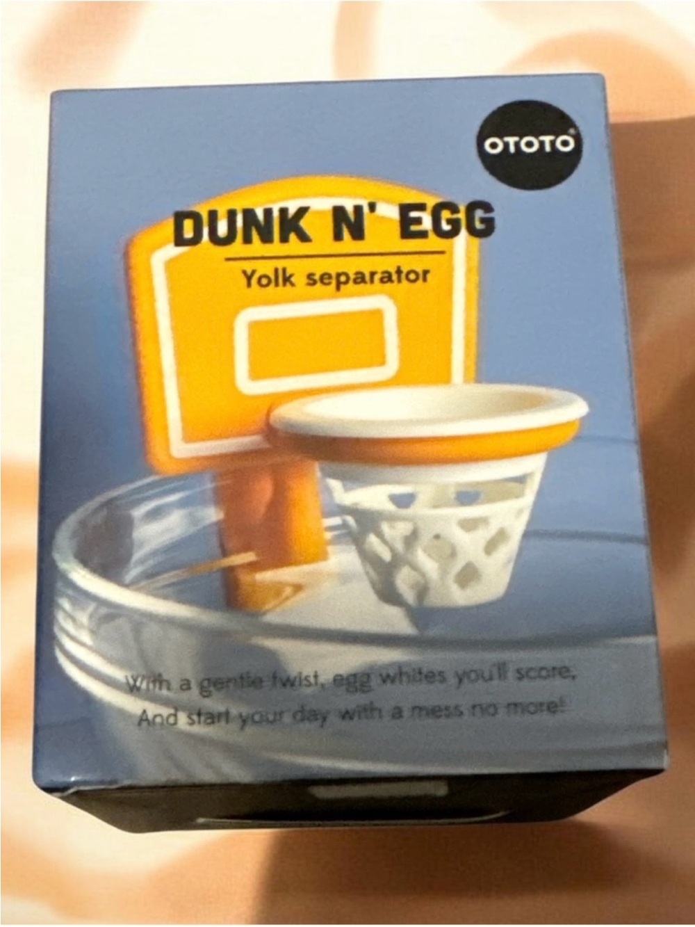 OTOTO Dunk N' Egg Yolk Separator - Yellow & White